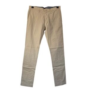 J. Crew 484 Slim Fit Stretch Chino Pants Mens Size 31 x 34 Beige NWT $89 AR885